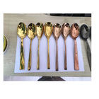 ارتفاع الناتج الفولاذ المقاوم للصدأ أدوات المائدة والسكاكين أطباق جولدن روز الذهب الأسود قوس قزح لون PVD آلة طلاء الفراغ