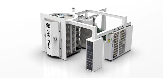 آلة طلاء الفراغ PVD مع طلاء مضاد للتآكل، مقاومة عالية للتآكل ونظام تحكم تلقائي كامل لأجزاء القفل