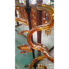 فوشان ارتفاع الناتج الزجاجيات تركيب الزجاج PVD ديكور آلة طلاء الفراغ
