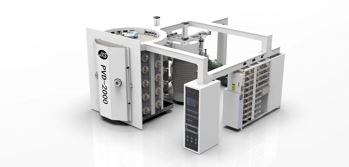 آلة طلاء الفراغ PVD مع طلاء مضاد للتآكل، مقاومة عالية للتآكل ونظام تحكم تلقائي كامل لأجزاء القفل