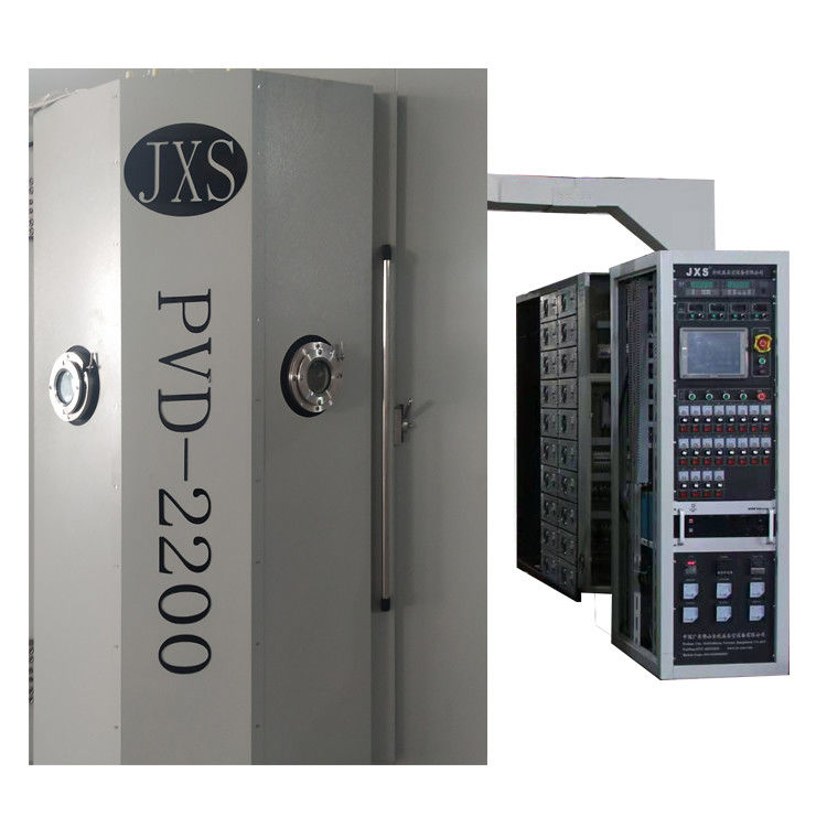 آلة طلاء PVD ذاتية التشغيل بالكامل مع غرفة فراغ الفولاذ المقاوم للصدأ وتكنولوجيا طلاء الأيونات متعددة القوس للطلاء الزخرفي للأجهزة