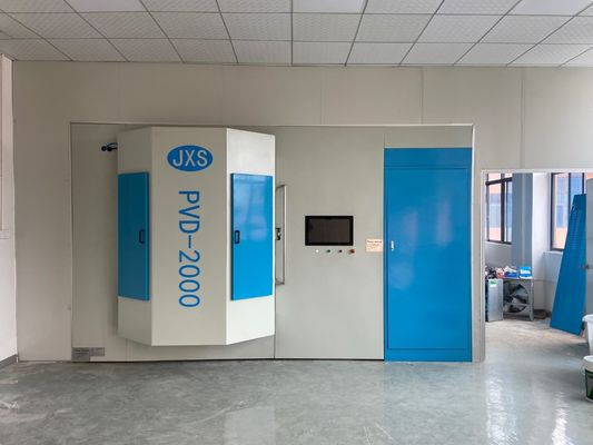 آلة طلاء PVD الفولاذ المقاوم للصدأ الفراغية عالية القدرة على توفير الطاقة للمنتجات الزخرفية