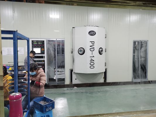 آلة طلاء الفراغ من PVD تقنية البوسطة المغناطيسية PLC تشغيل شاشة التحكم الملموسة حوض غسيل صحي غطاء ذهب فضة