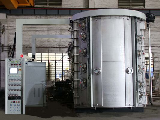 آلة طلاء الفراغ PVD مع طلاء مقاوم للخدش ، ونظام إنتاج مستقر ، والتحكم التلقائي الكامل