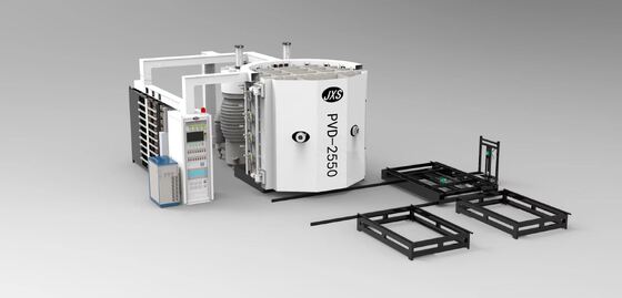 آلة طلاء بالبخار PVD للأجهزة الصحية الثقيلة مقاومة للبصمات سهلة التنظيف وتحكم كامل تلقائي