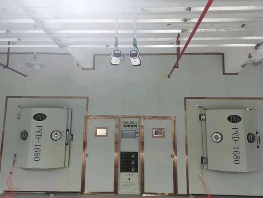 سعر جيد آلة طلاء PVD آمنة للأغذية مع ترسب درجة حرارة منخفضة ونظام التحكم التلقائي الكامل للأطباق الانترنت