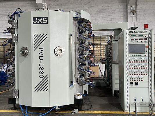 سعر جيد آلة طلاء فراغ PVD بدرجة حرارة منخفضة للغاية لأجزاء بلاستيكية ABS PC معدات طلاء بدون تشوه الانترنت
