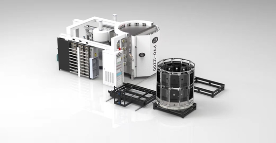 65KW Clocks الهاتف المحمول طلاء الزجاج معدات PVD آلة طلاء