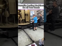 الذهب وردة الذهب سوبر كروم تأثير PVD الفراغ الطلاء مغناطيسية آلة البث