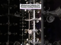 آلة طلاء PVD من الفولاذ المقاوم للصدأ ذات القدرة الكبيرة معدات طلاء التبخر الفراغية